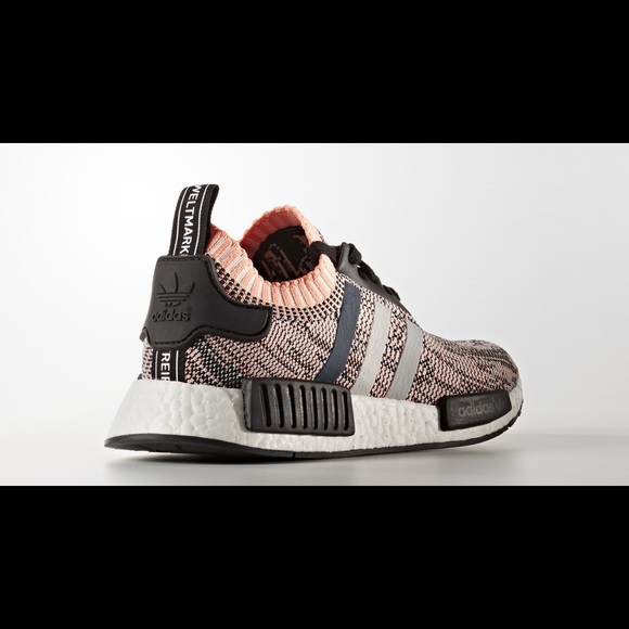 NIB ADIDAS NMD R1 PK Primeknit Pink Melange BB2361 - Picture 2 of 3